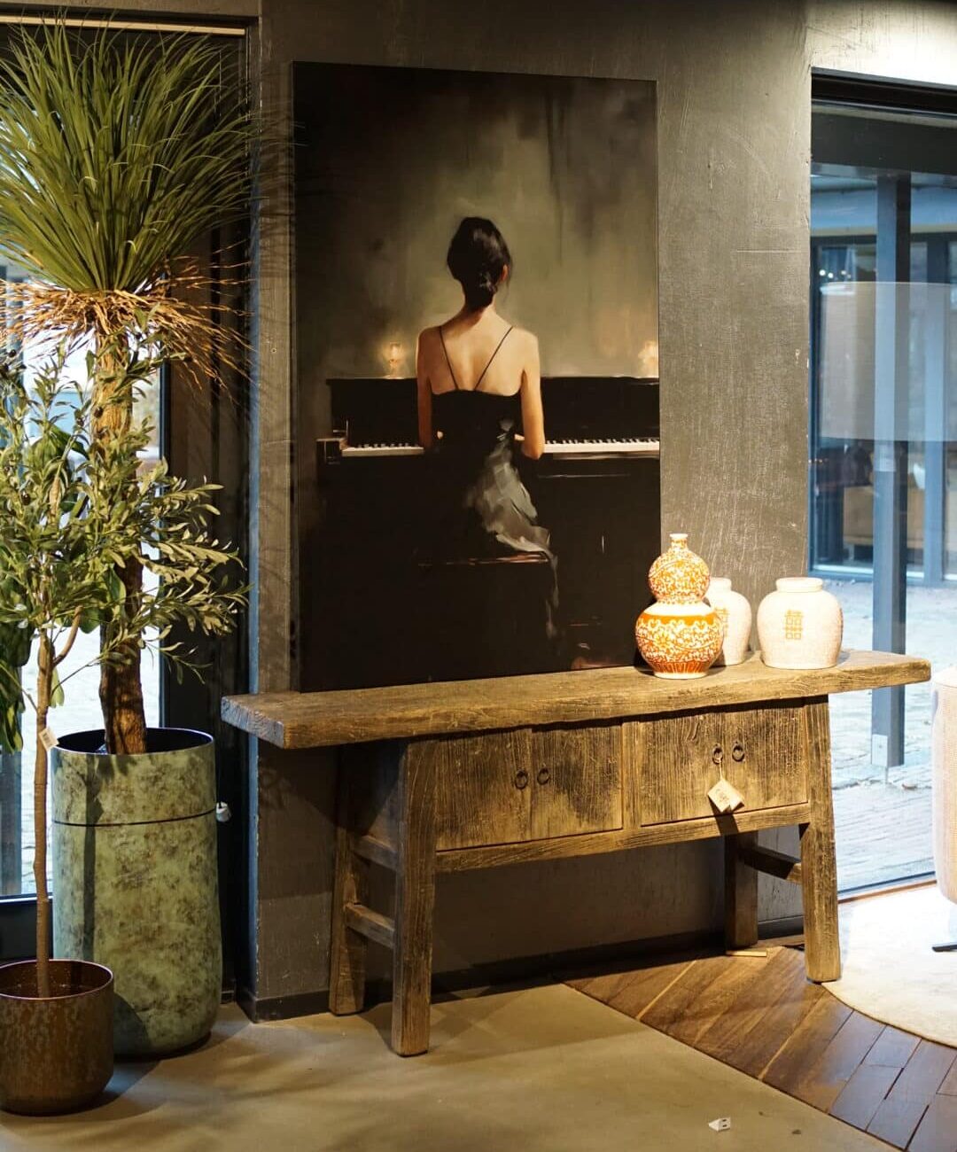 Oud Chinese Wandtafel