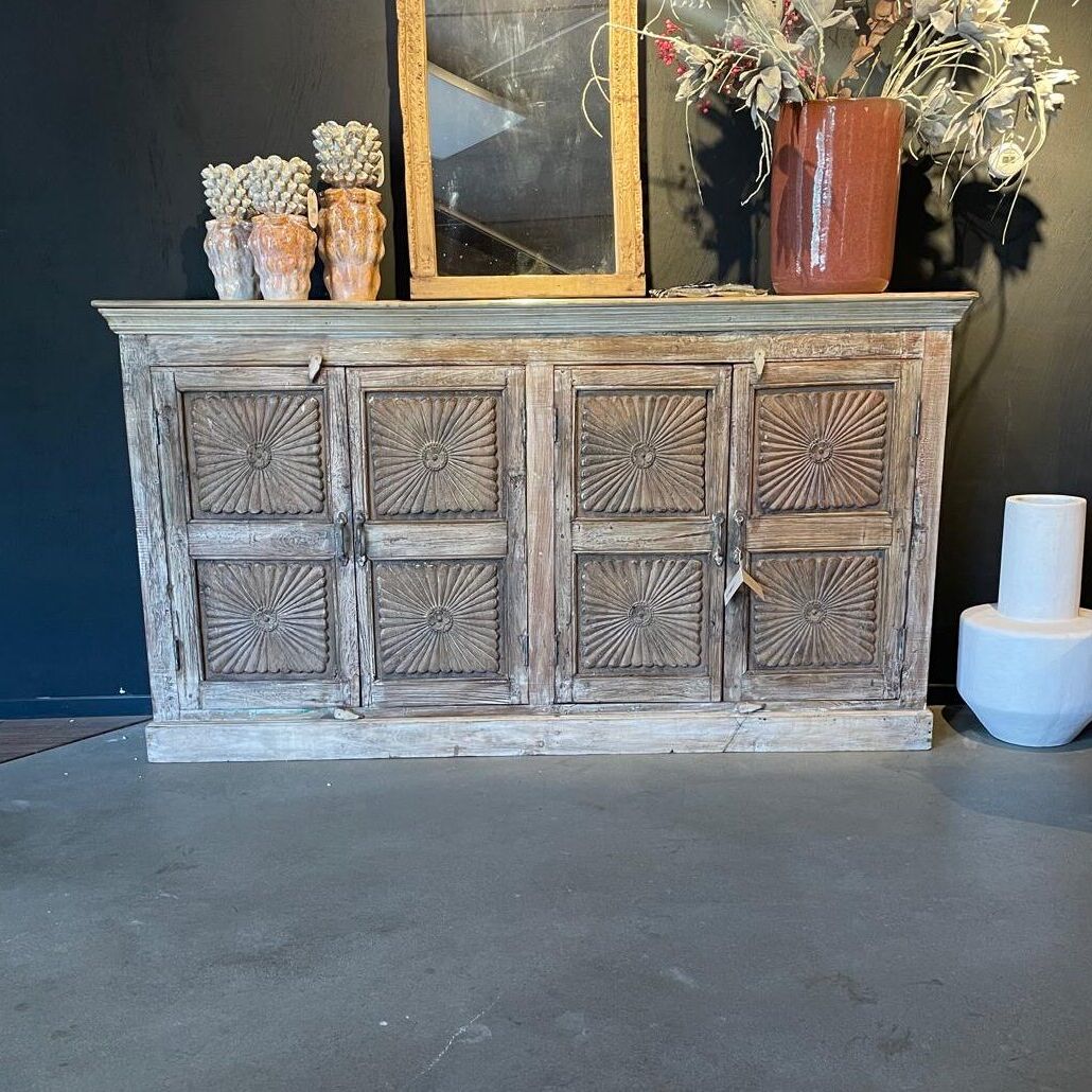 4 Deurs dressoir India
