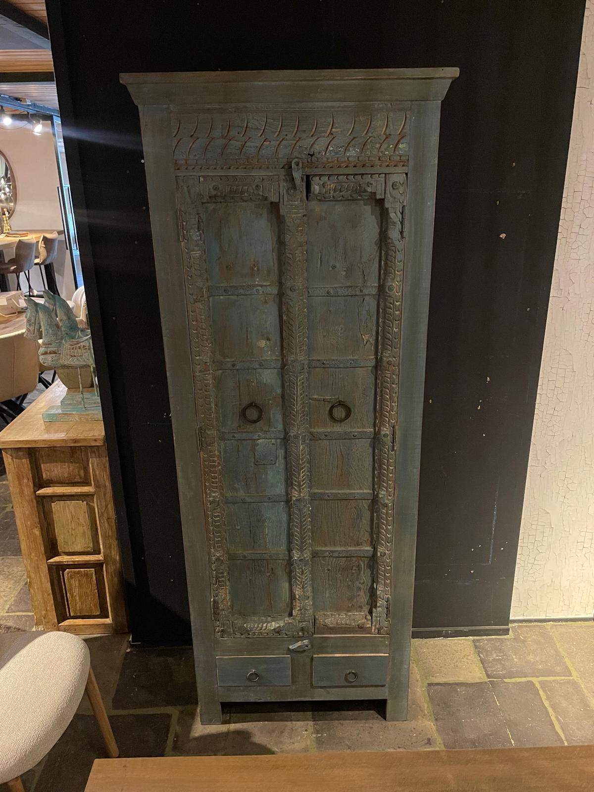 Kast blauw India