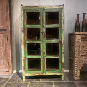 Groene glaskast